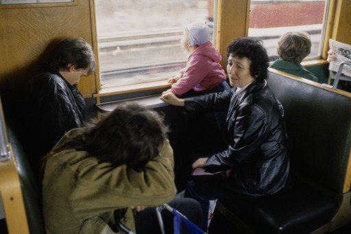 In der S-Bahn, 1990
